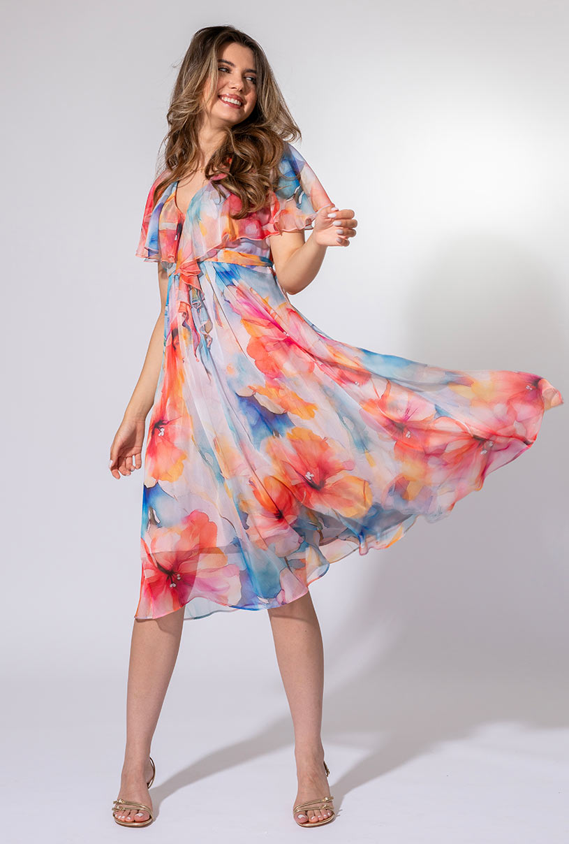 Product Image for Rochie Imprimata Ampla Hermosa, Carlota