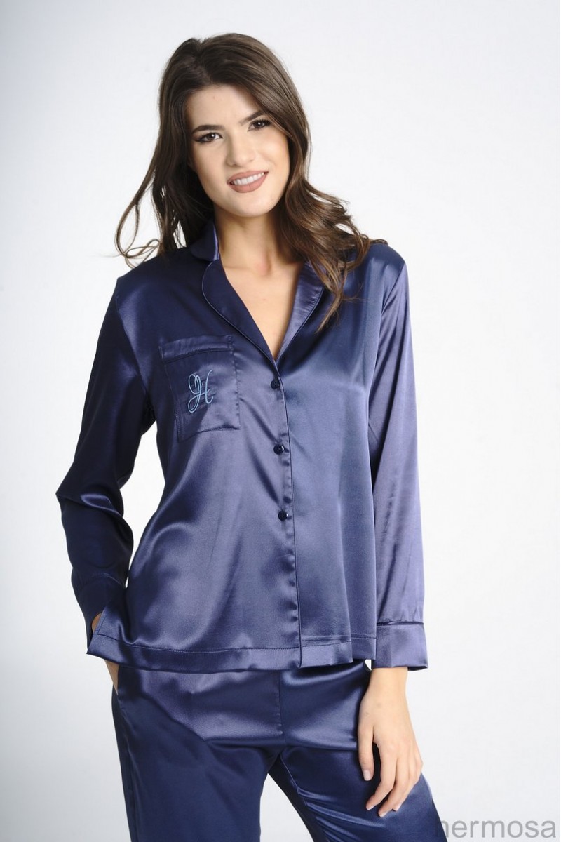 Product Image for Bluza Pijama Satinata Hermosa, Aja
