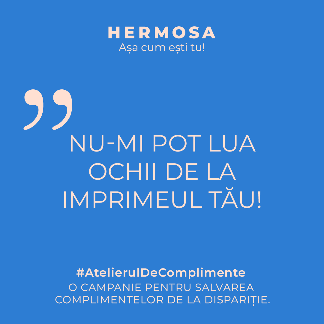 Nu-mi pot lua ochii de la imprimeul tau