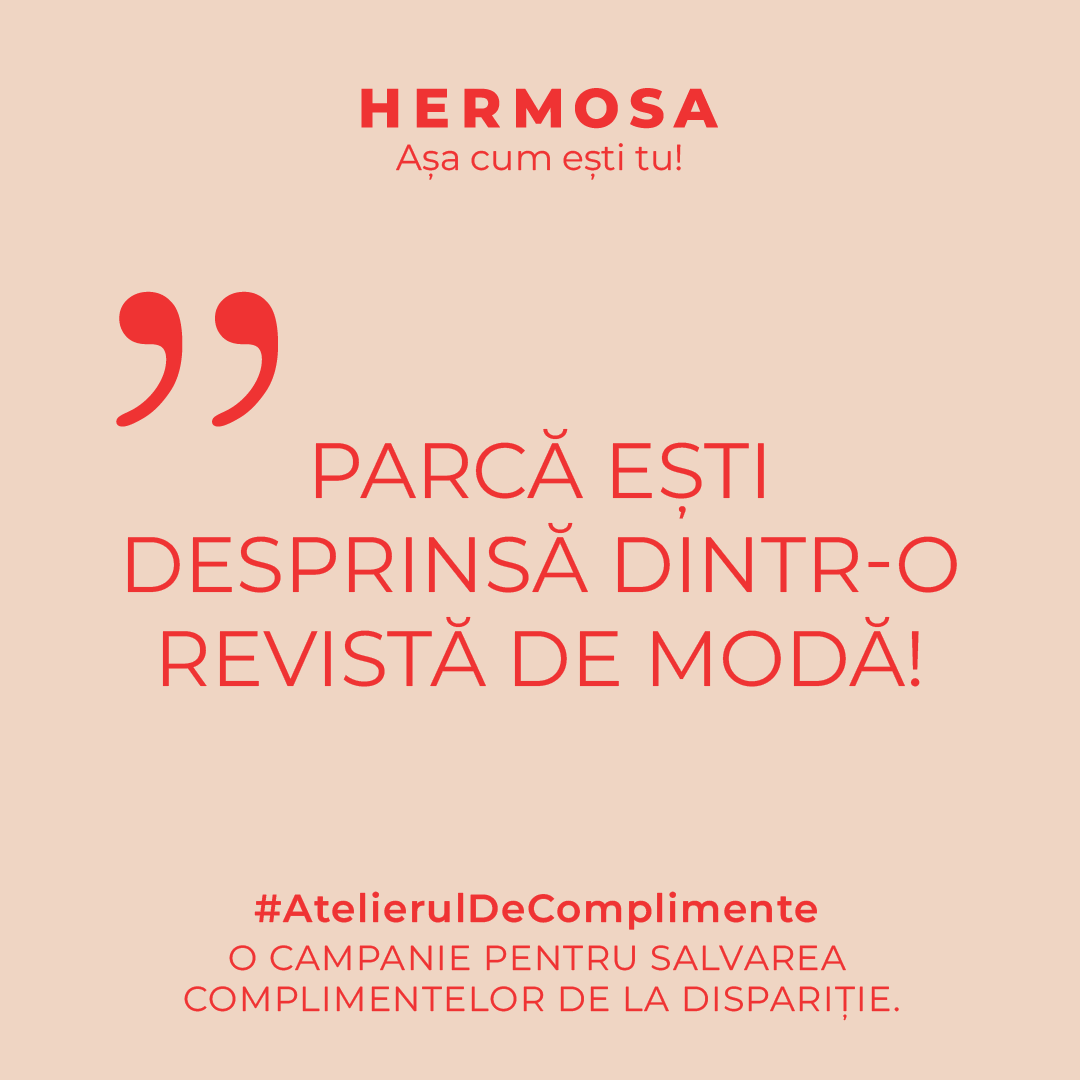Parca esti deprinsa dintr-o revista de moda