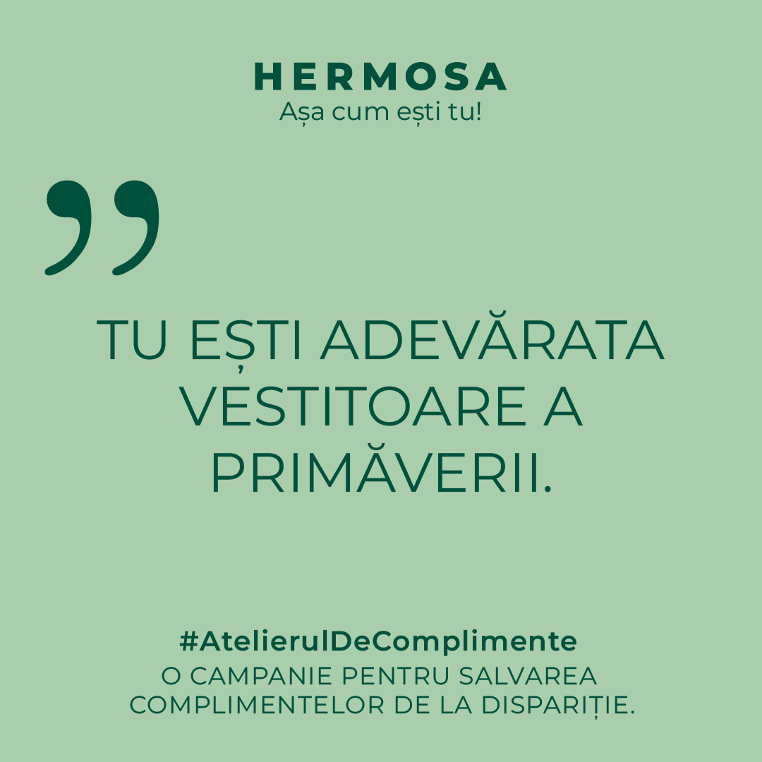 Tu esti adevarata vestitoare a primaverii